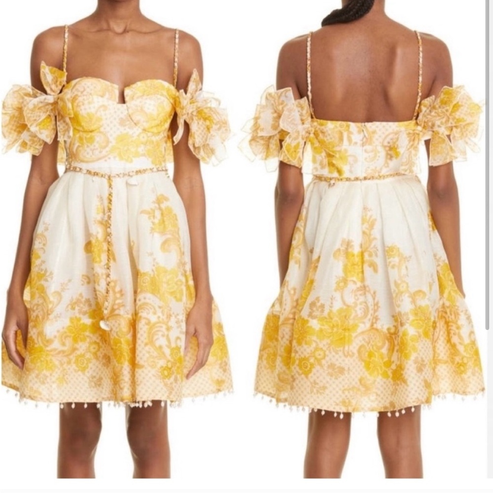 Zimmerman cold shoulder dress